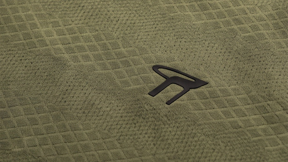 Racing Green breathable fabric detail