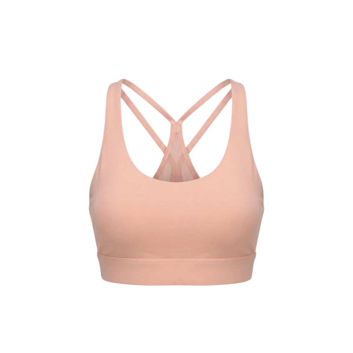 Crossback Training Bra in Blush Pink