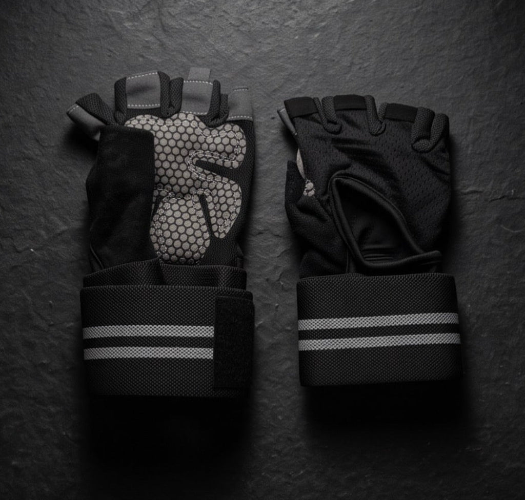Black Lock-In Training Gloves